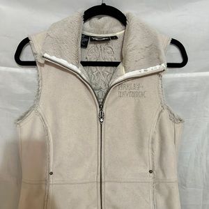 Harley-Davidson Awesome Cream Color Vest, Size S NWOT MAKE AN OFFER!!!
